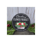 Shop For 12" Metal Round Sign: Christmas Market