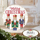 Shop For 12" Metal Round Sign: Nutcracker Merry Christmas