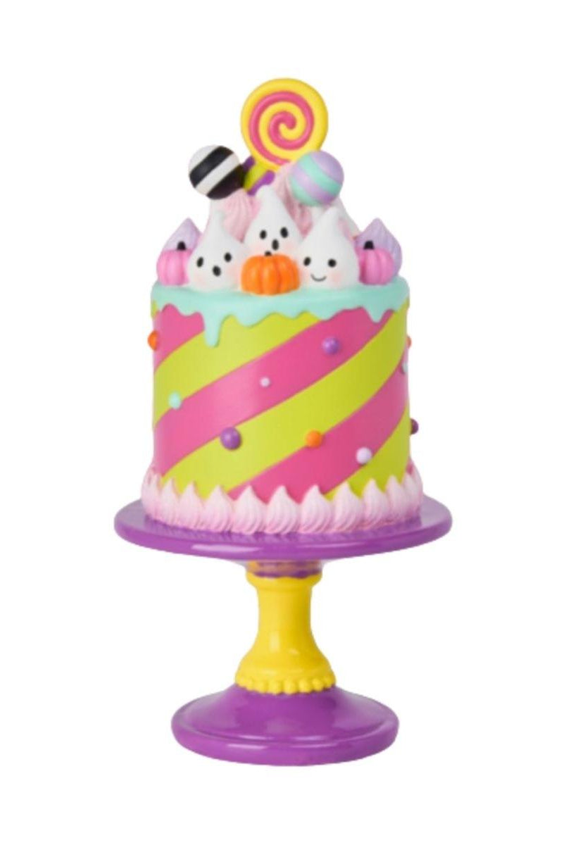 Shop For 12" Pastel Pink Resin Halloween Cake