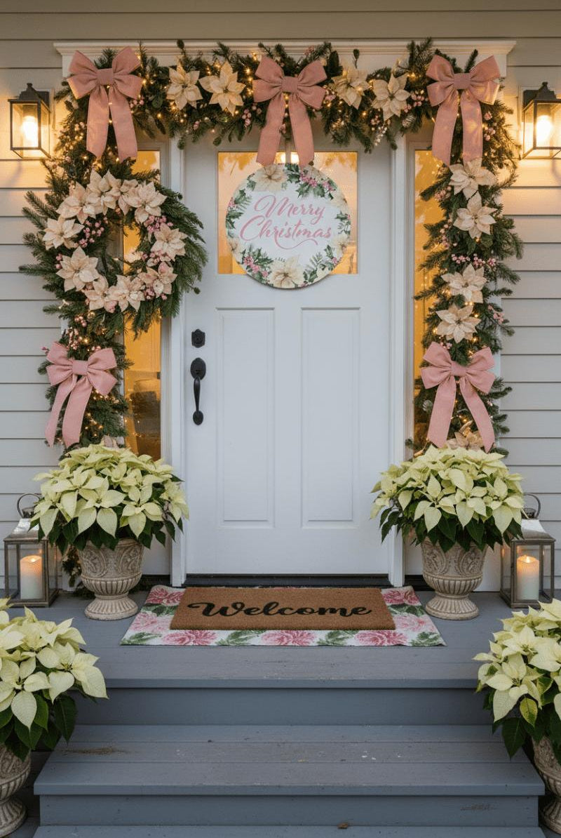 Shop For 12" Round Metal Sign: Merry Christmas W/Holly