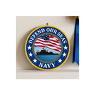 Shop For 12" Round Military Sign: Navy at Michelle's aDOORable Creations