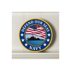 Shop For 12" Round Military Sign: Navy at Michelle's aDOORable Creations