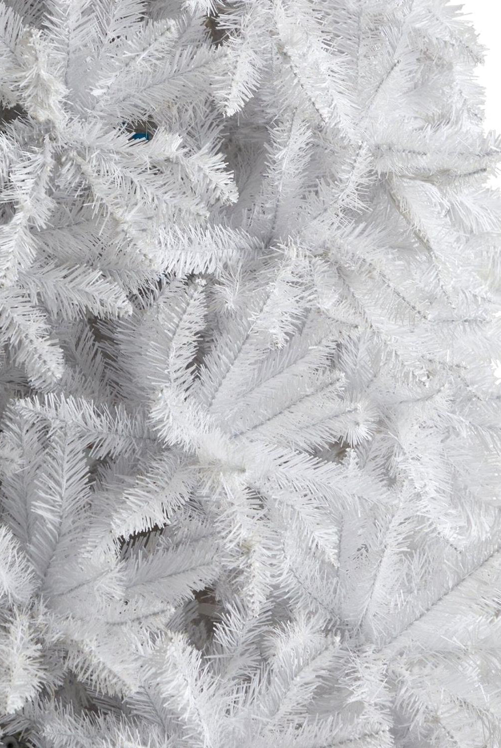 12’ Slim White Artificial Christmas Tree with 3235 Bendable Branches