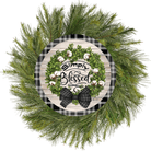 Shop For 12" Waterproof Round Sign: Cotton Pod Simply Blessed