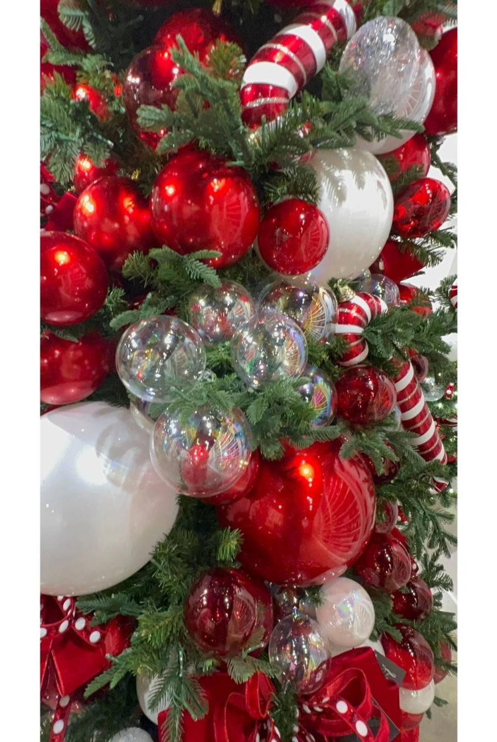 12" White Shiny Ball Ornament