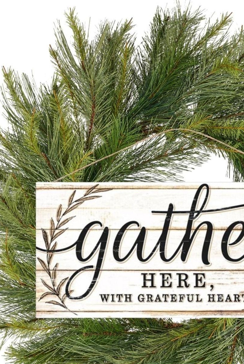 Shop For 12" Wooden Sign: Gather Here