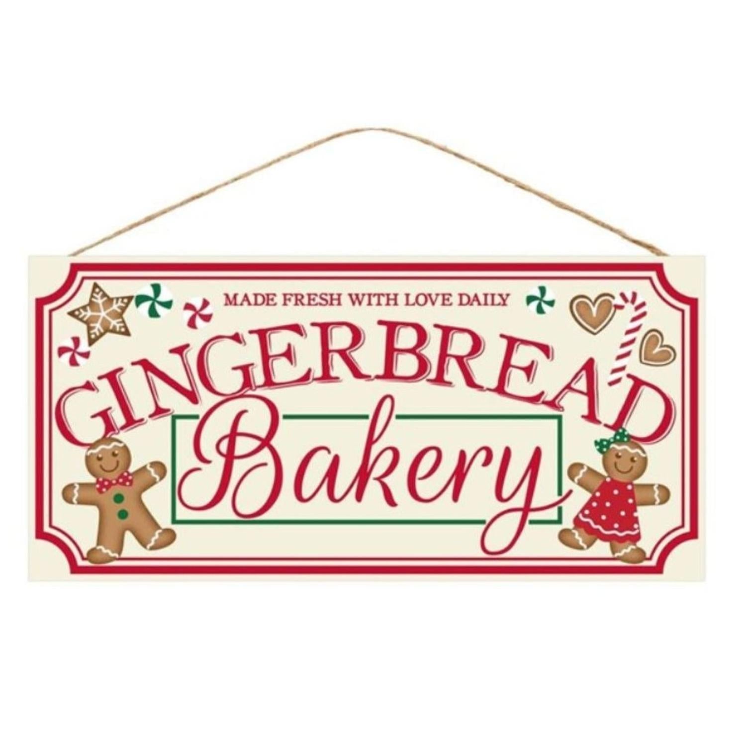 Shop For 12" Wooden Sign: Gingerbread Bakery