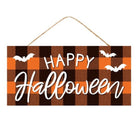 Shop For 12" Wooden Sign: Happy Halloween Check