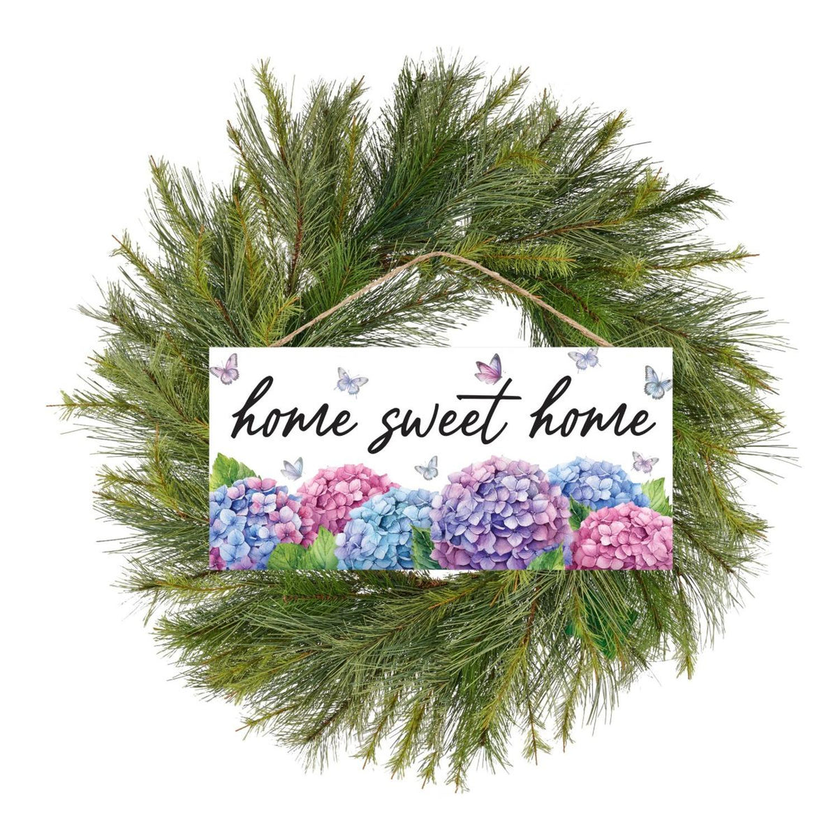 12" Wooden Sign: Home Sweet Home Magnolia
