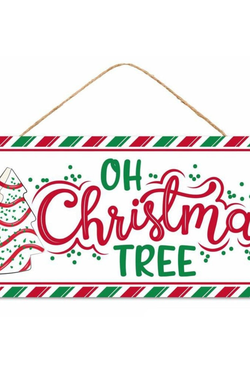 Shop For 12" Wooden Sign: Oh Christmas Tree