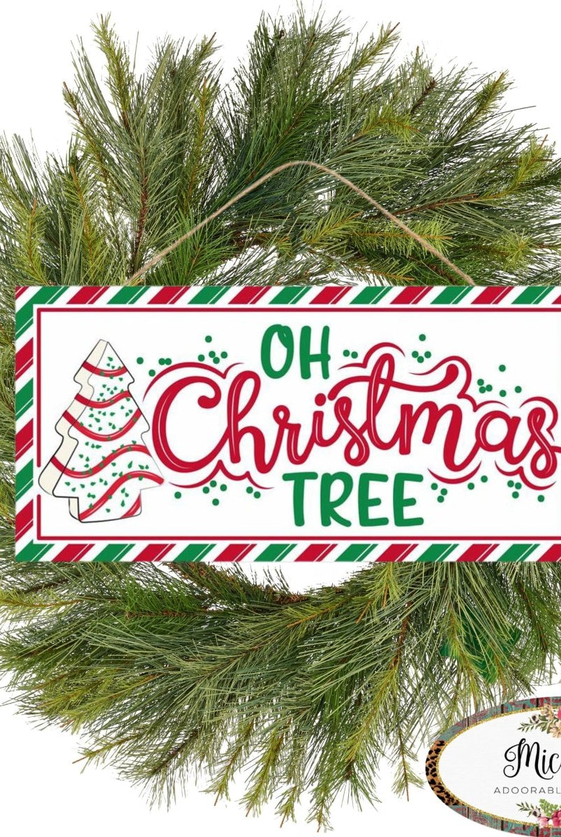 Shop For 12" Wooden Sign: Oh Christmas Tree