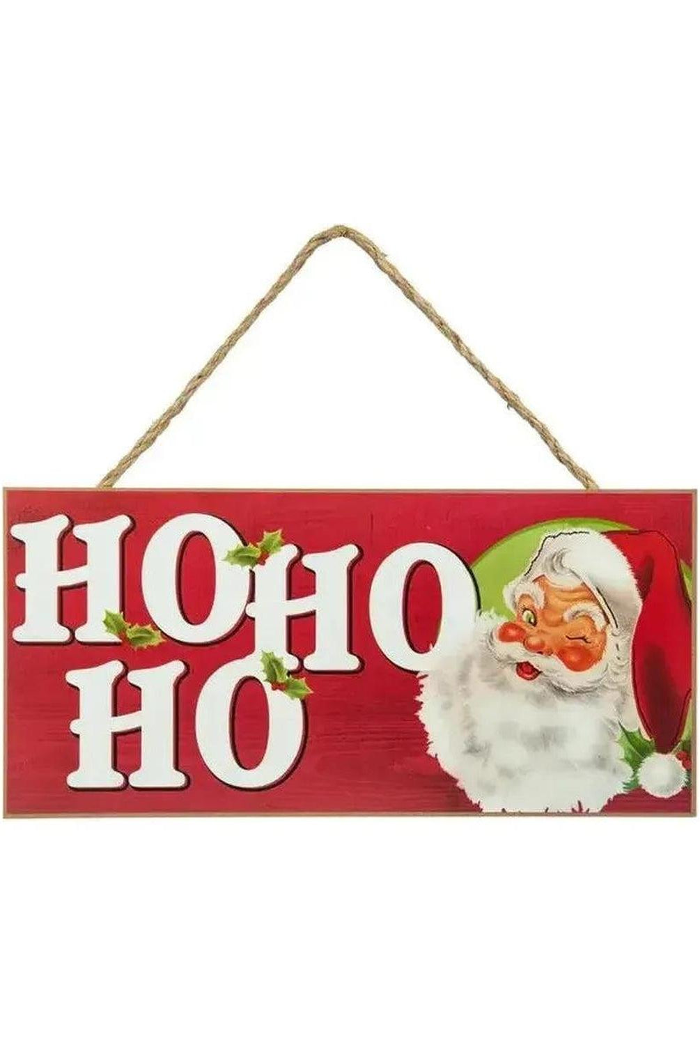 Shop For 12" Wooden Sign: Vintage Santa Ho Ho Ho