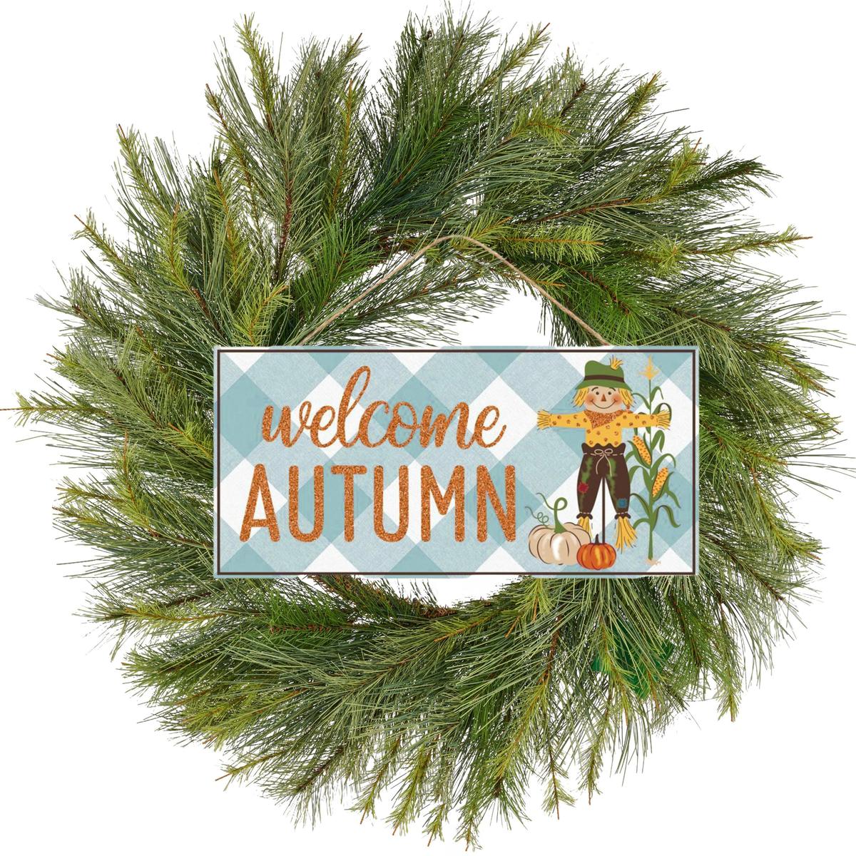 Shop For 12" Wooden Sign: Welcome Autumn