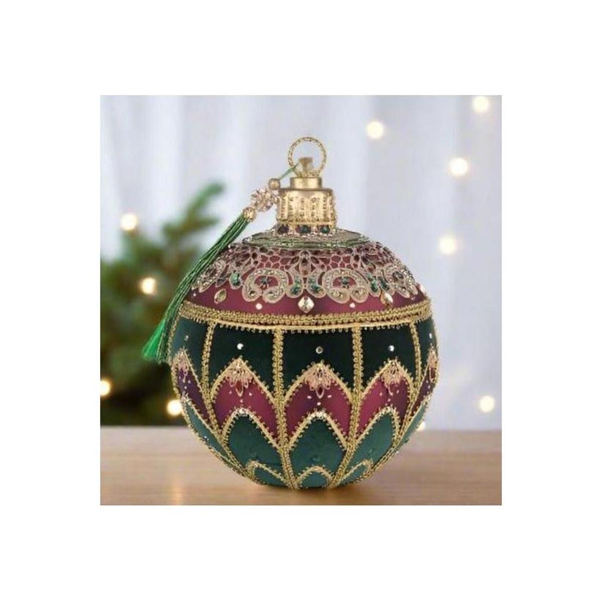 Shop For 12.5" Christmas Castle Ornament Shaped Box