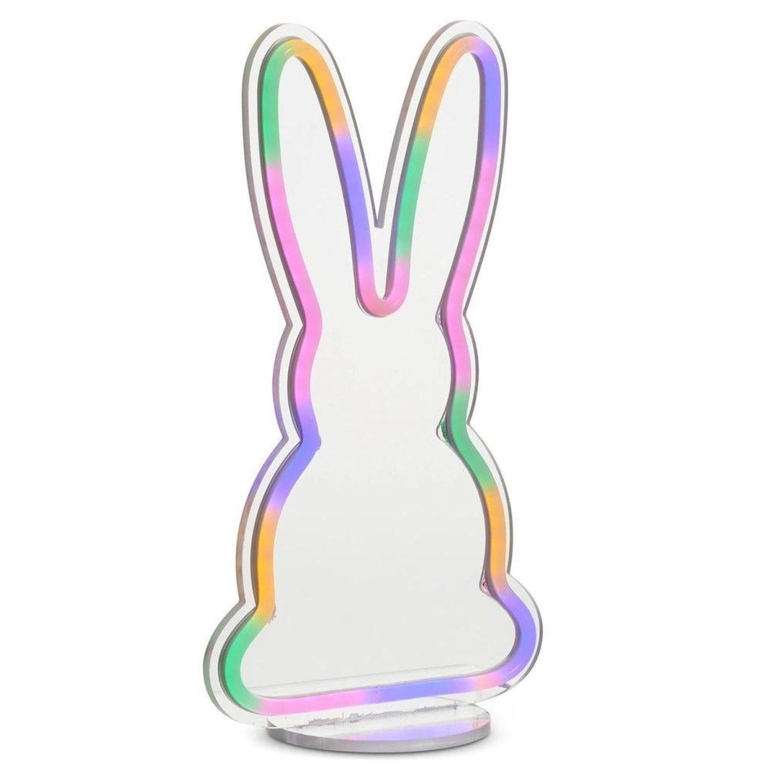 12.5" Lighted Neon Bunny Sign