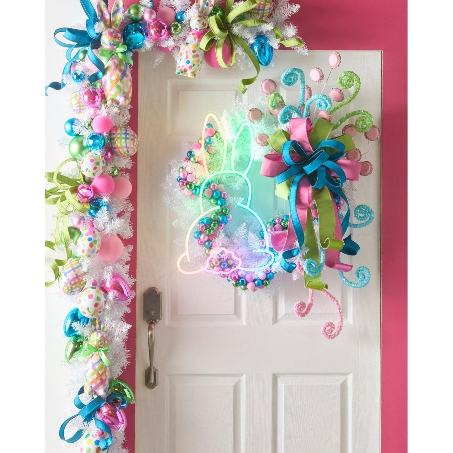 12.5" Lighted Neon Bunny Sign