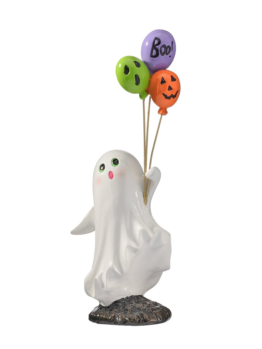 Shop For 12in Resin Ghost with Balloons