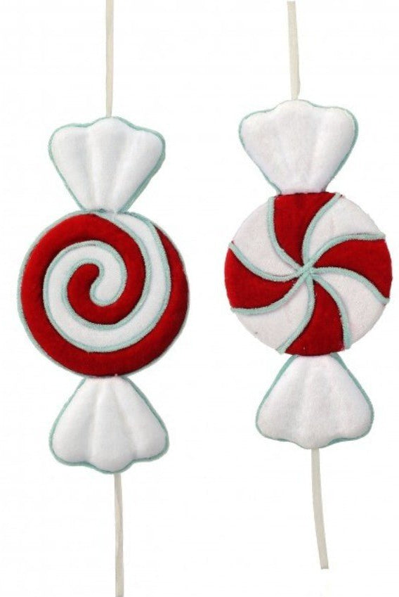 Shop For 12inch Peppermint Ornaments (Set of 2)