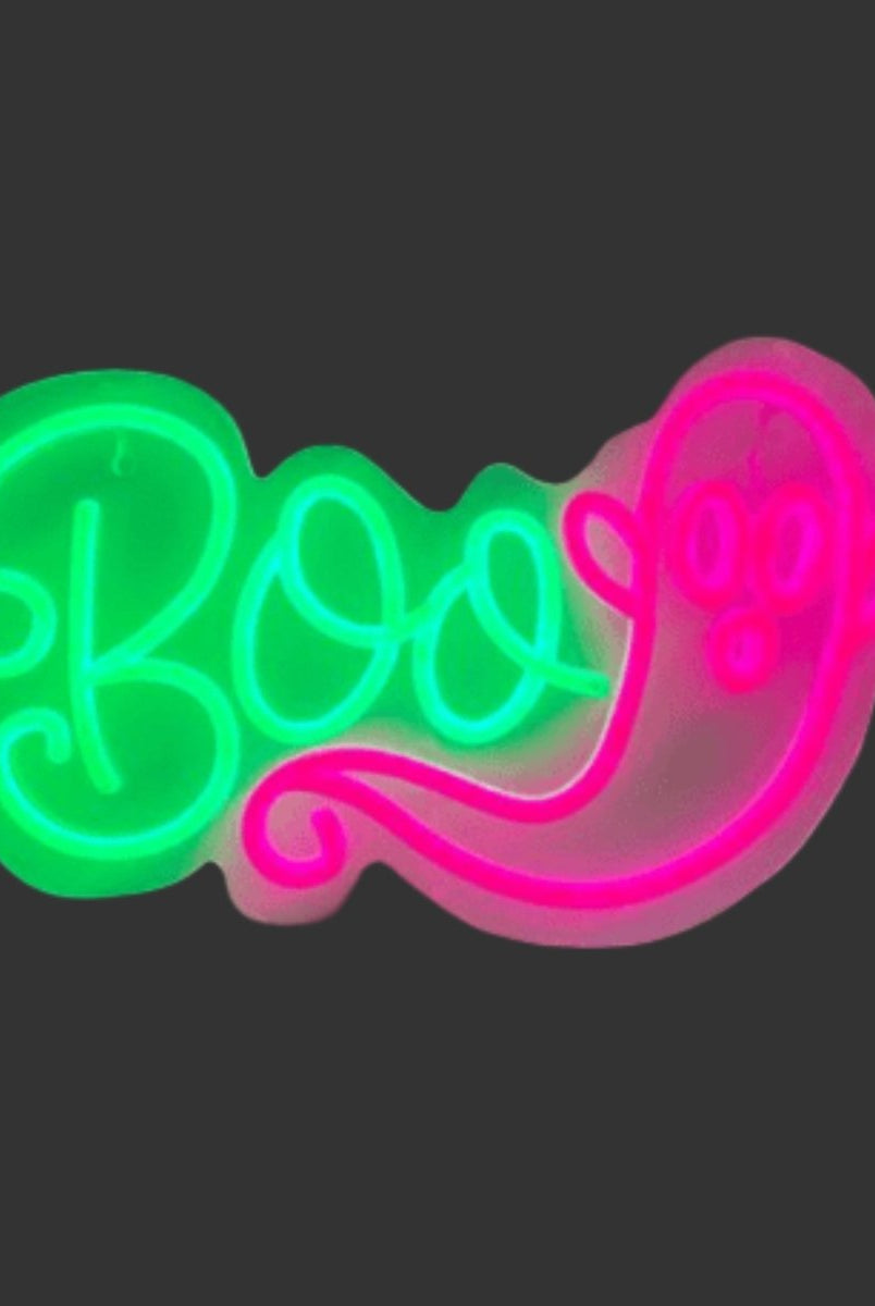 Shop For 13" Boo Ghost Lighted Sign