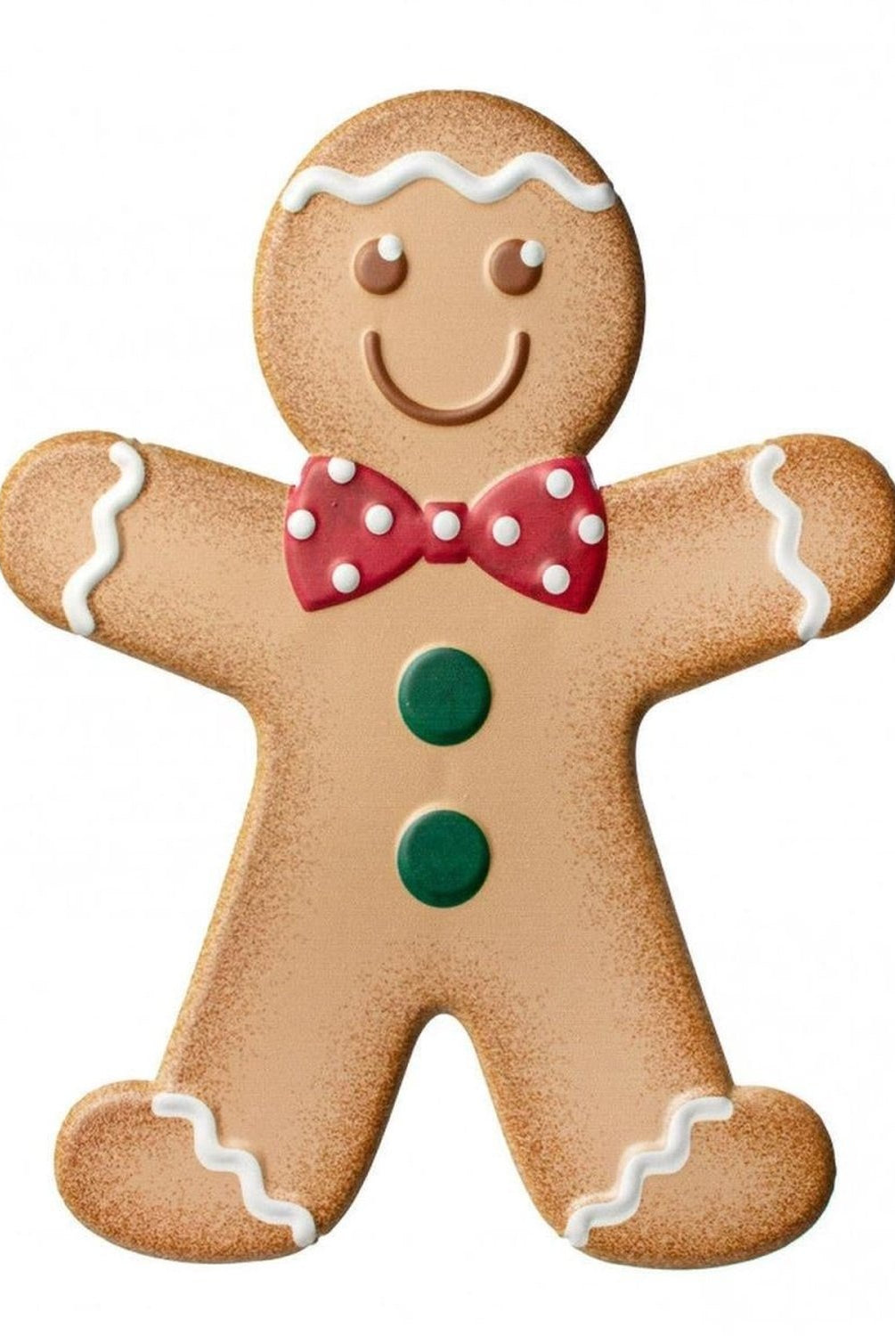 Shop For 13" Metal Embossed Gingerbread: Boy (Red)
