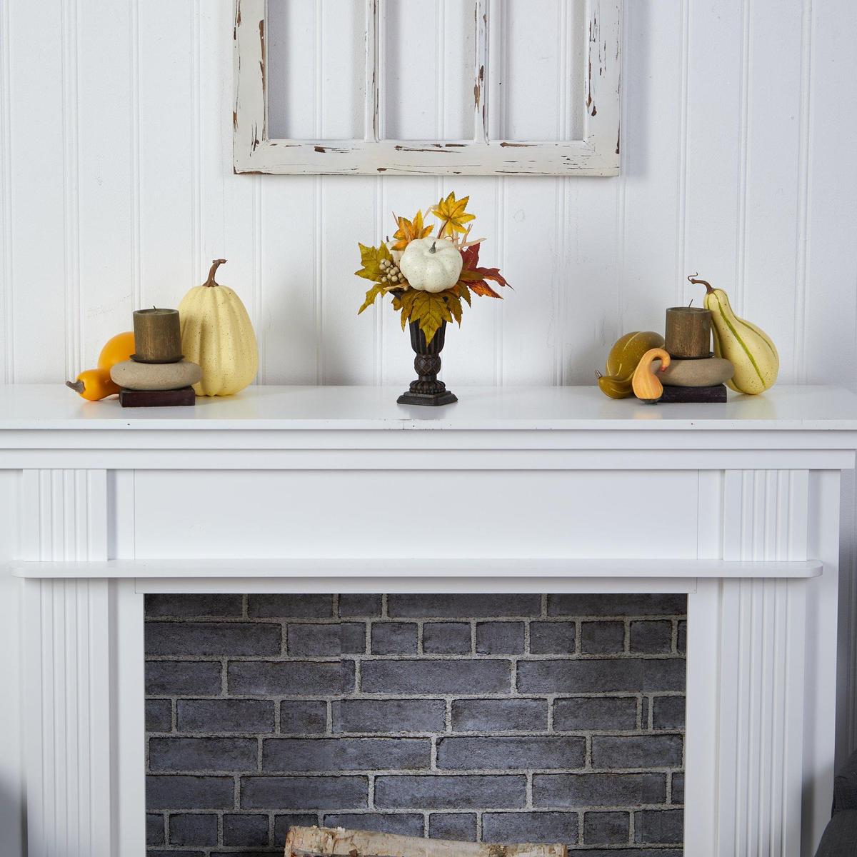 Shop For 13” Pumpkin and Berries Artificial Autumn Arrangement