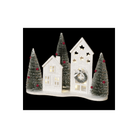 Shop For 13" White Lighted Holiday House