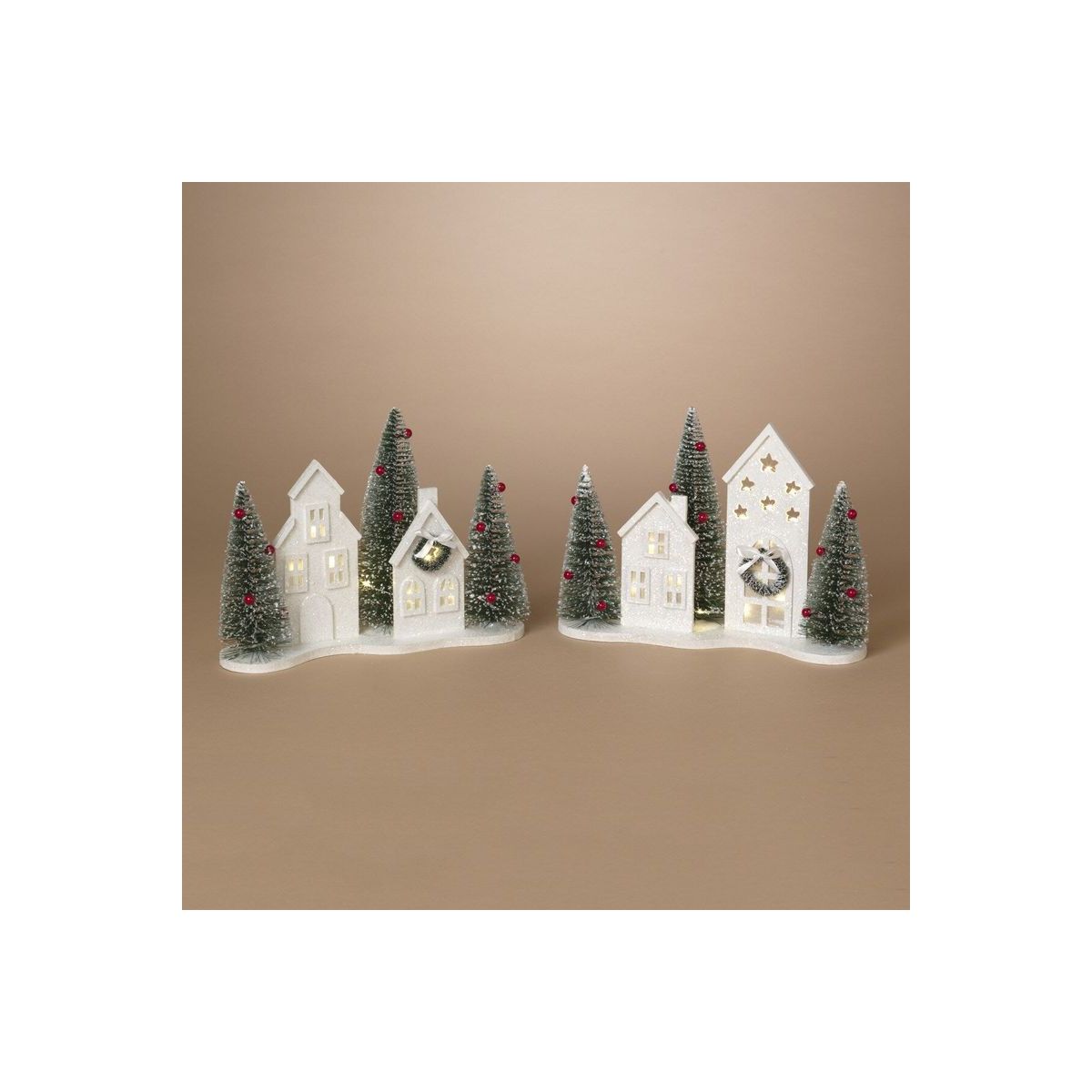 Shop For 13" White Lighted Holiday House