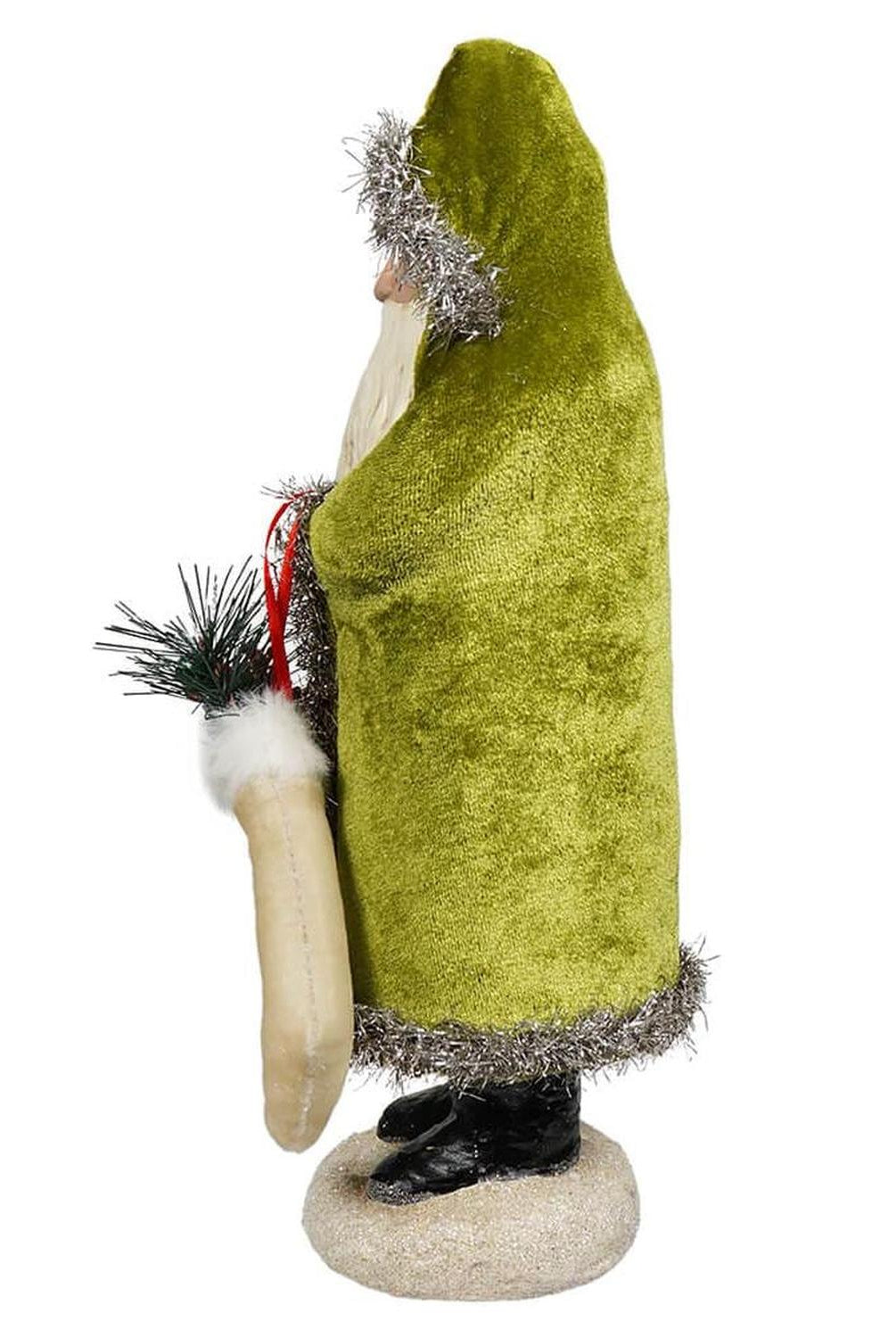 13.25" Velvet Belsnickle Santa