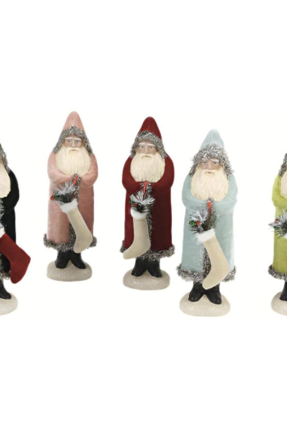 13.25" Velvet Belsnickle Santa