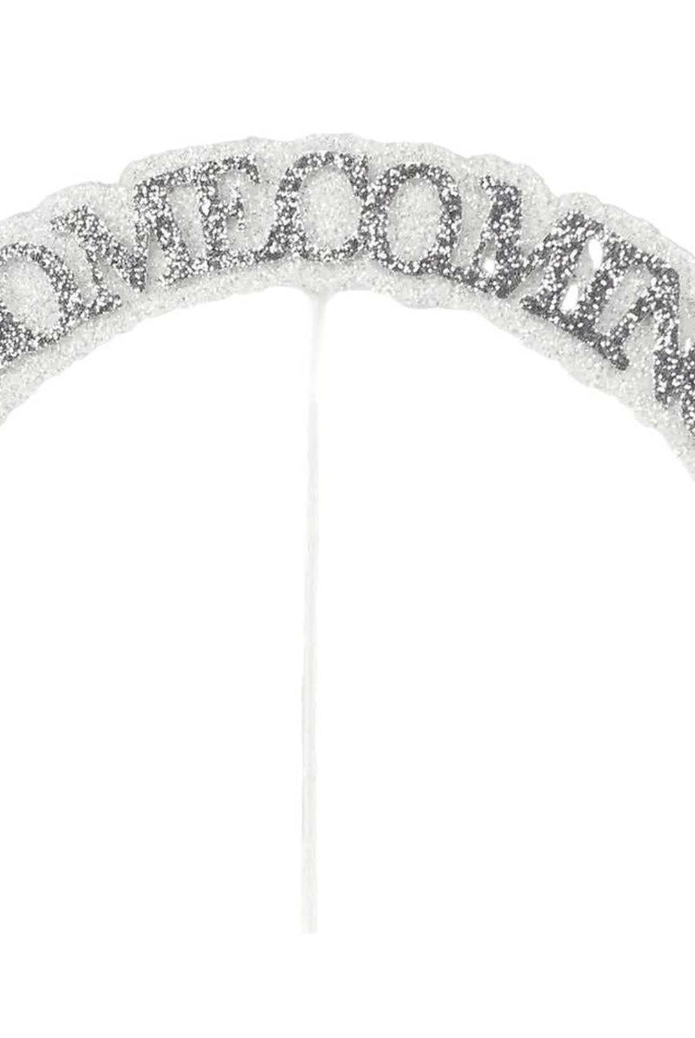 Shop For 13in Glitter Homecoming Pick: Silver