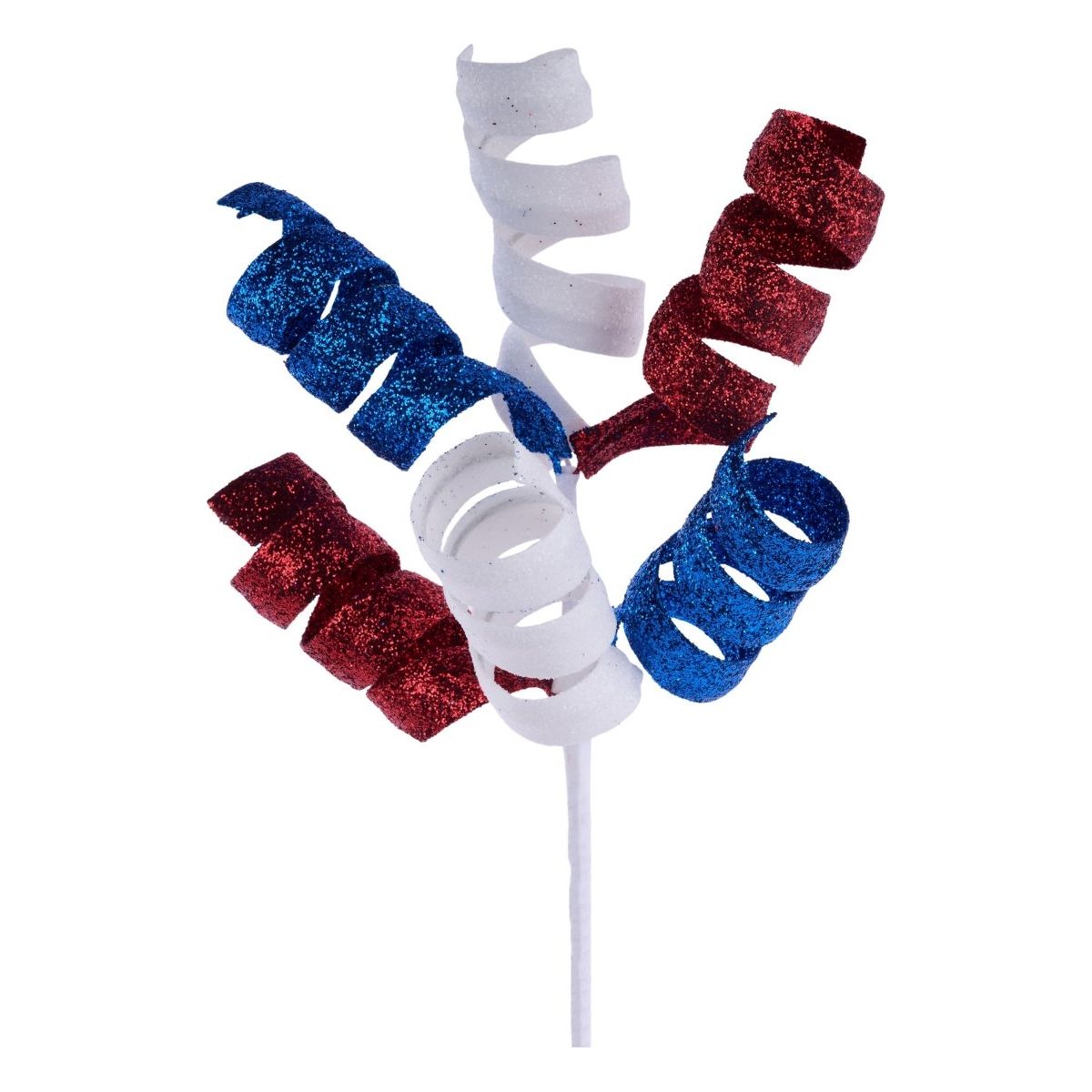 Shop For 14" Glitter Curl Pick: Patriotic