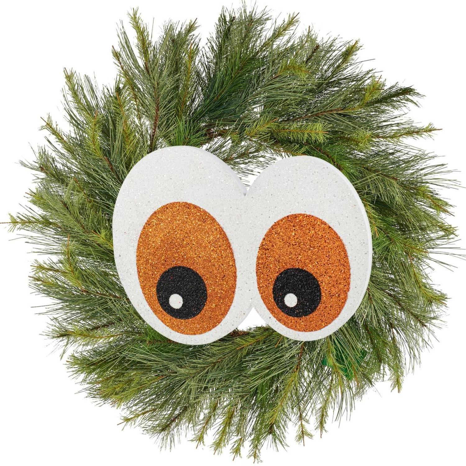 Shop For 14" Glitter Eyeballs Ornament Hanger: Orange
