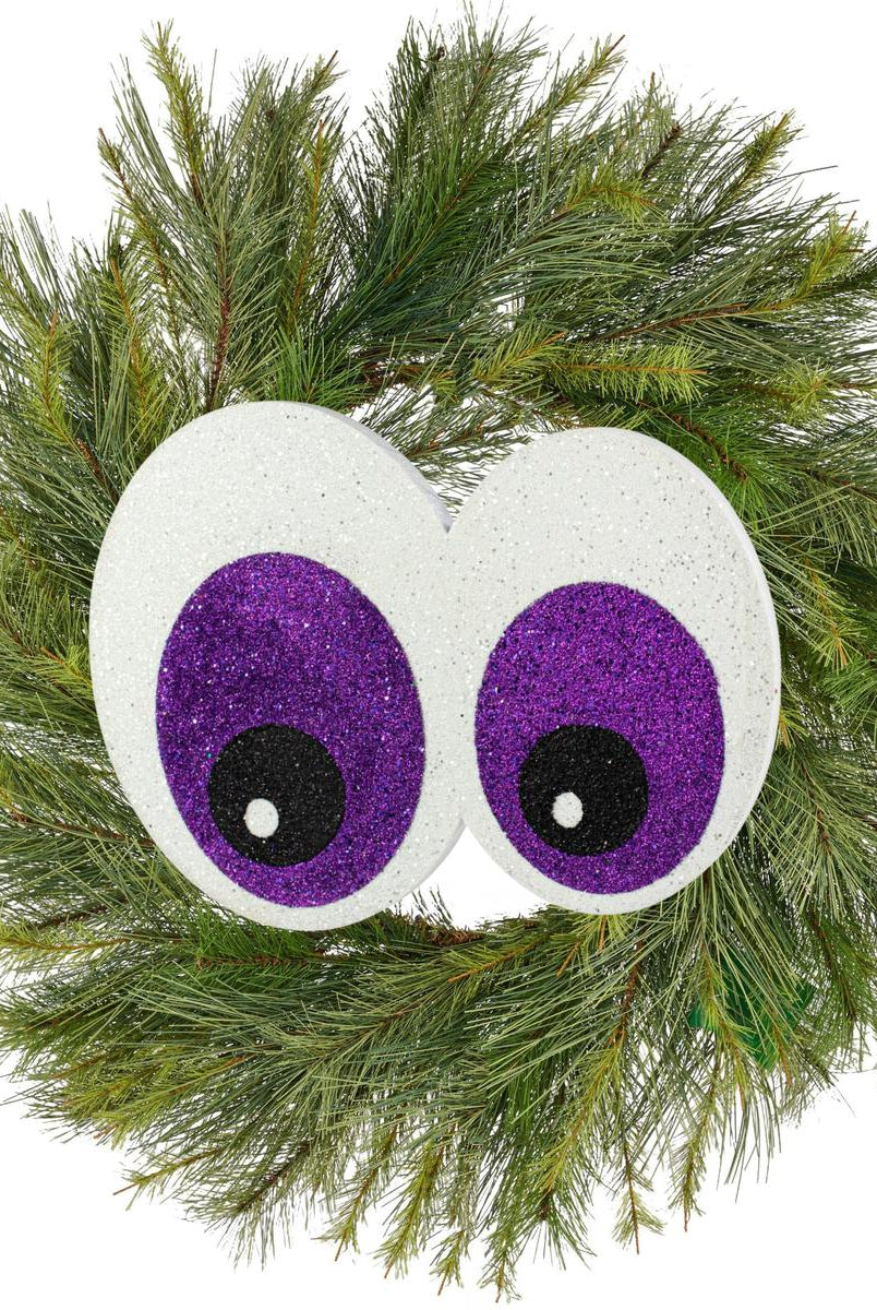 Shop For 14" Glitter Eyeballs Ornament Hanger: Purple