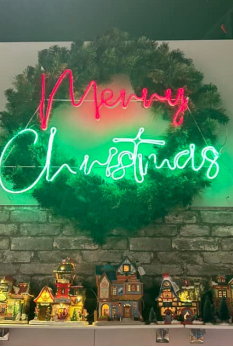 Shop For 14" Merry Lighted Wall Window Sign