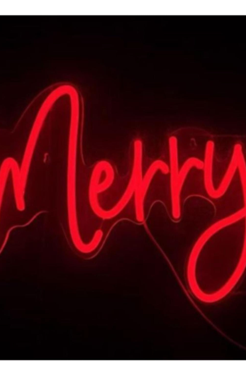 14" Merry Lighted Wall Window Sign