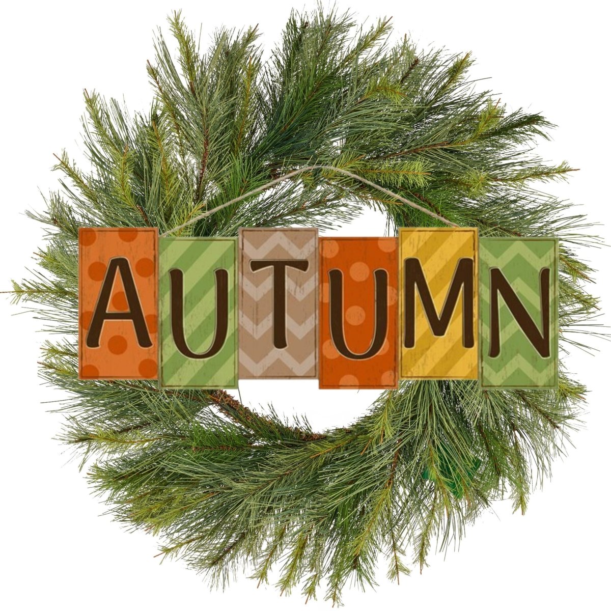 Shop For 14" Wooden Sign: Autumn Block