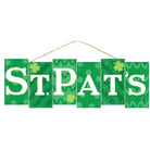Shop For 14" Wooden Sign: St. Pat's Blocks