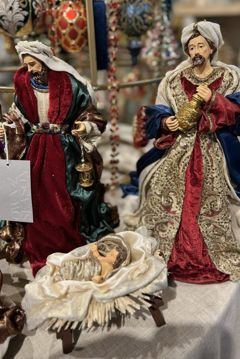 Shop For 14.75in Jewel Tone Holy Family