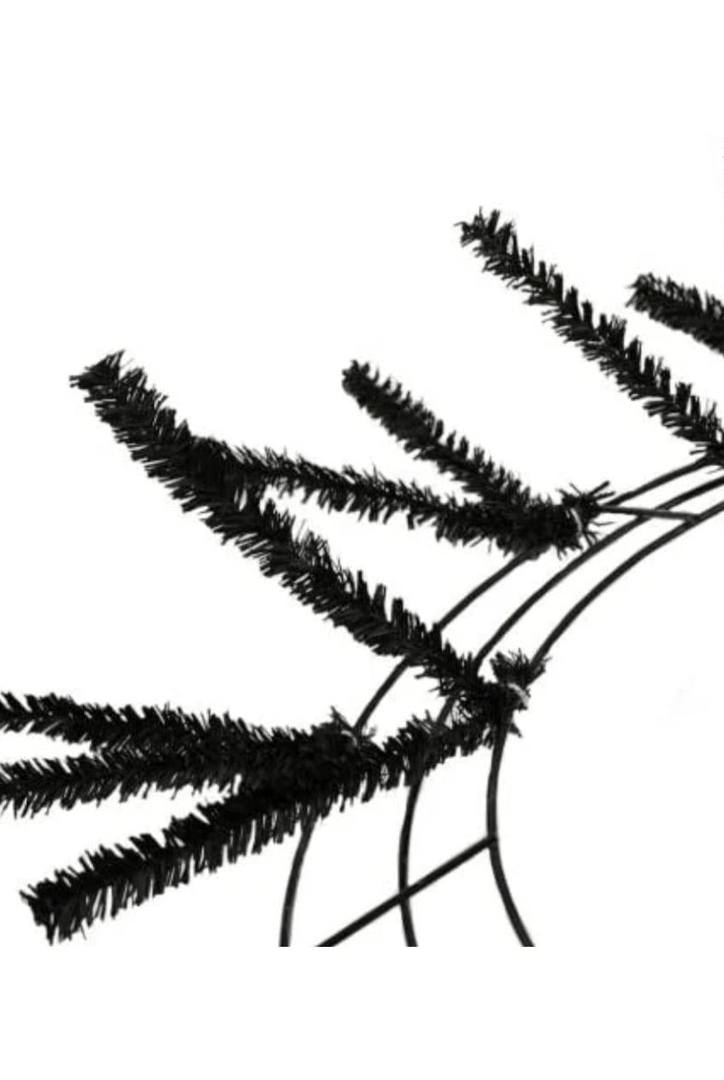 Shop For 15 - 24" Pencil Work Wreath Form: Black