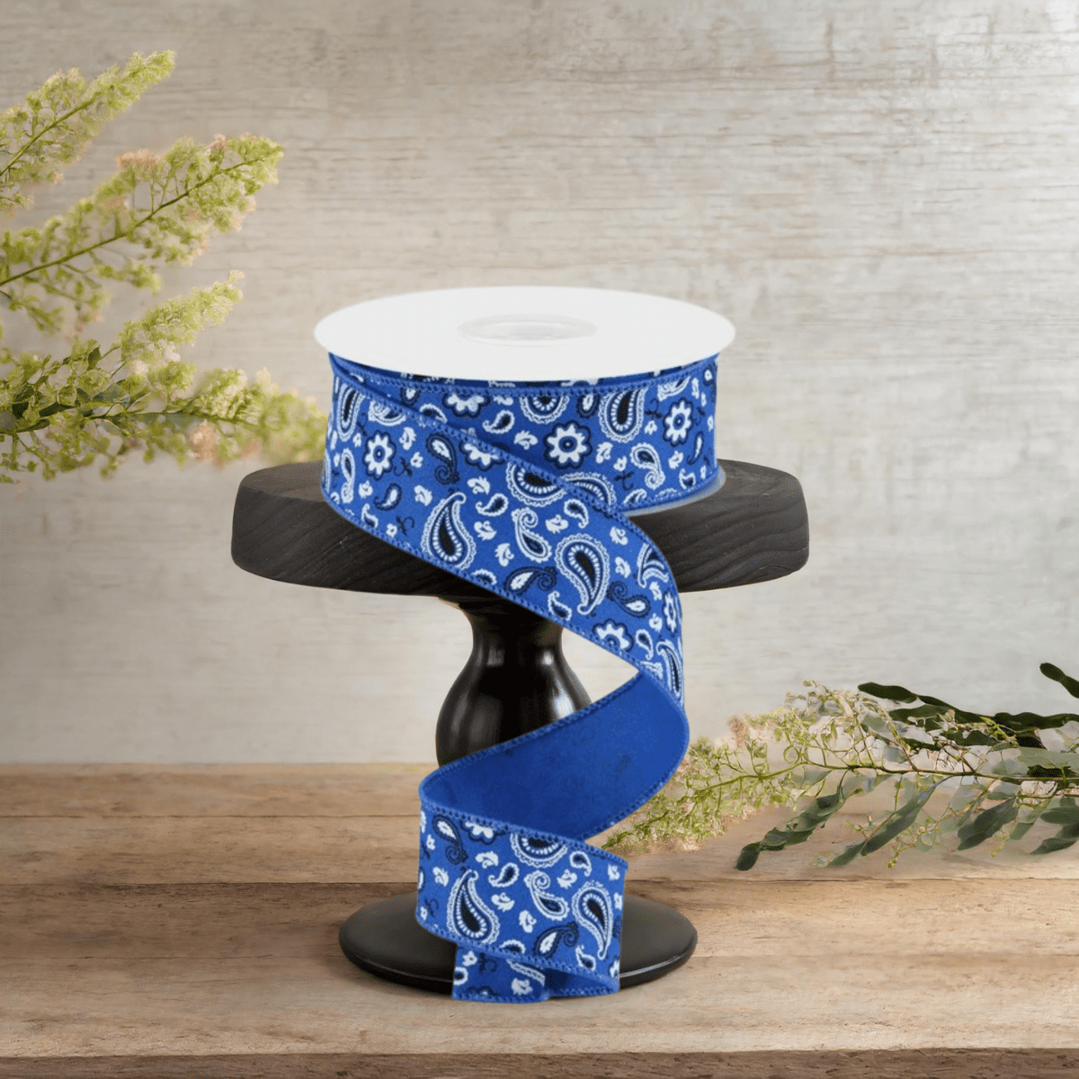 Shop For 1.5" Bandana Ribbon: Royal Blue (10 Yards)