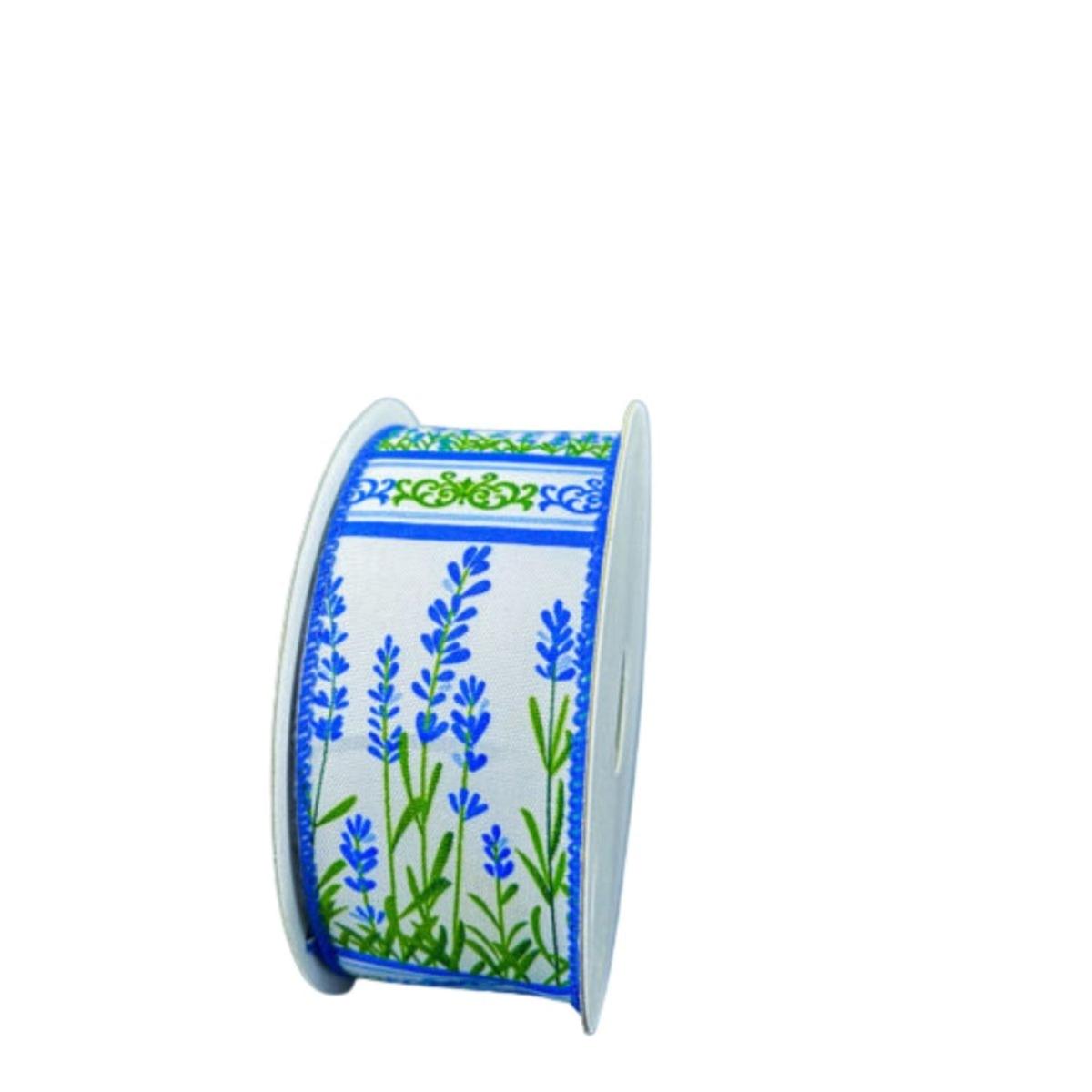 Shop For 1.5" Bluebonnets Satin Ribbon: White (10 Yards)