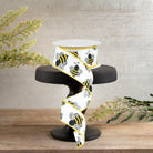 Shop For 1.5" Bumble Bee Ribbon: White Satin (10 Yards)