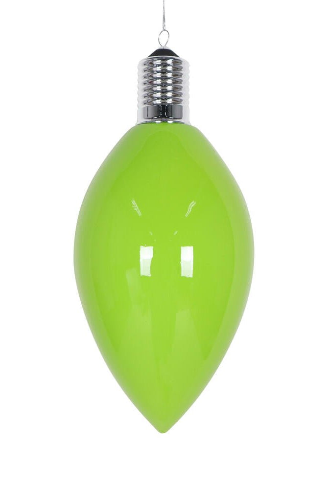 Shop For 15" Enamel C9 Bulb Ornament: Lime Green