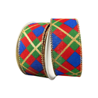 Shop For 1.5" Georgina Christmas Plaid Ribbon: Red, Blue and Green (10 Yards)