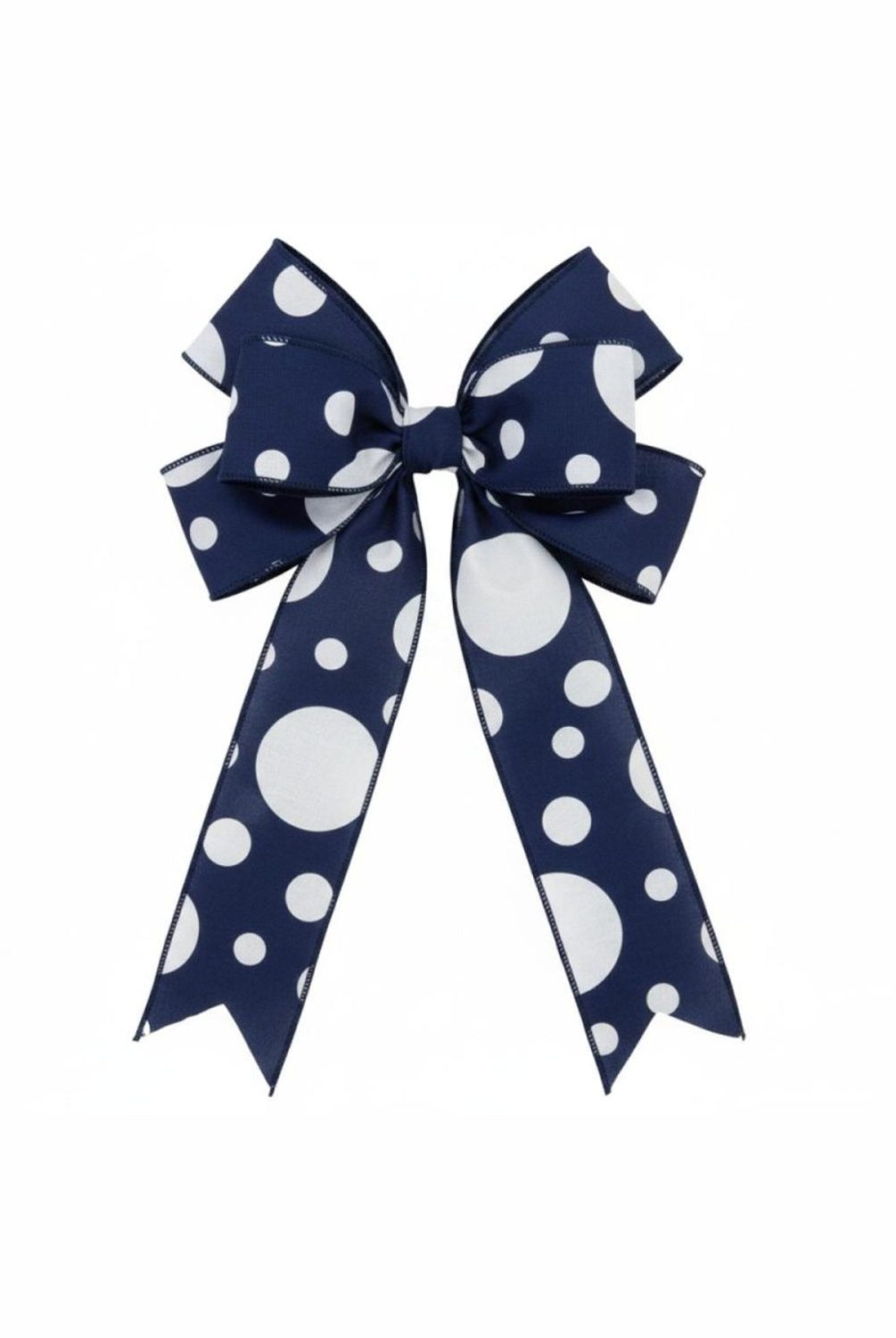 Shop For 1.5" Giant Three Size Polka Dot Ribbon: Navy Blue (10 Yards)