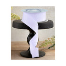 Shop For 1.5" Glitter on Fabric Ribbon: Iridescent White (25 Yards)