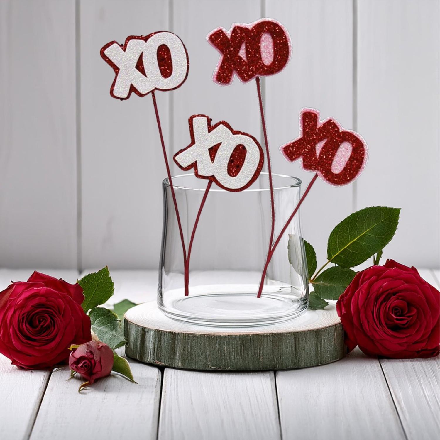 15" Glitter XOXO Pick (2 Asst)