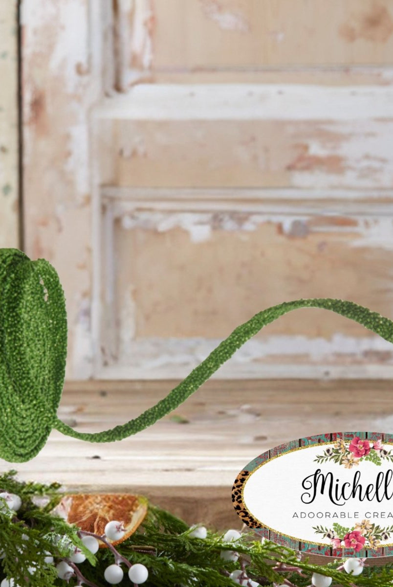 Shop For 15' Green Beaded Garland