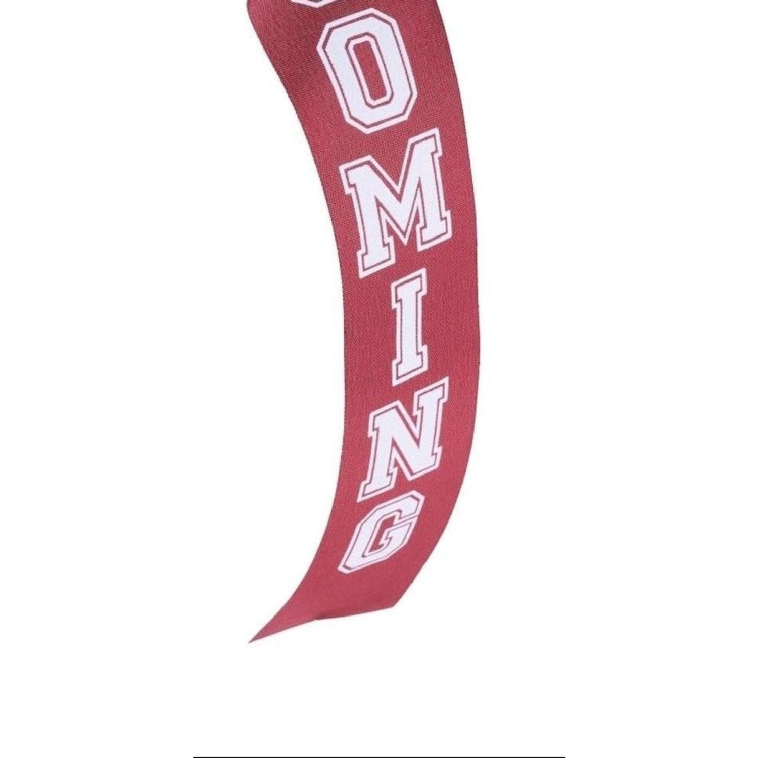 Shop For 1.5" Homecoming Ribbon: Maroon/White (100 Feet)