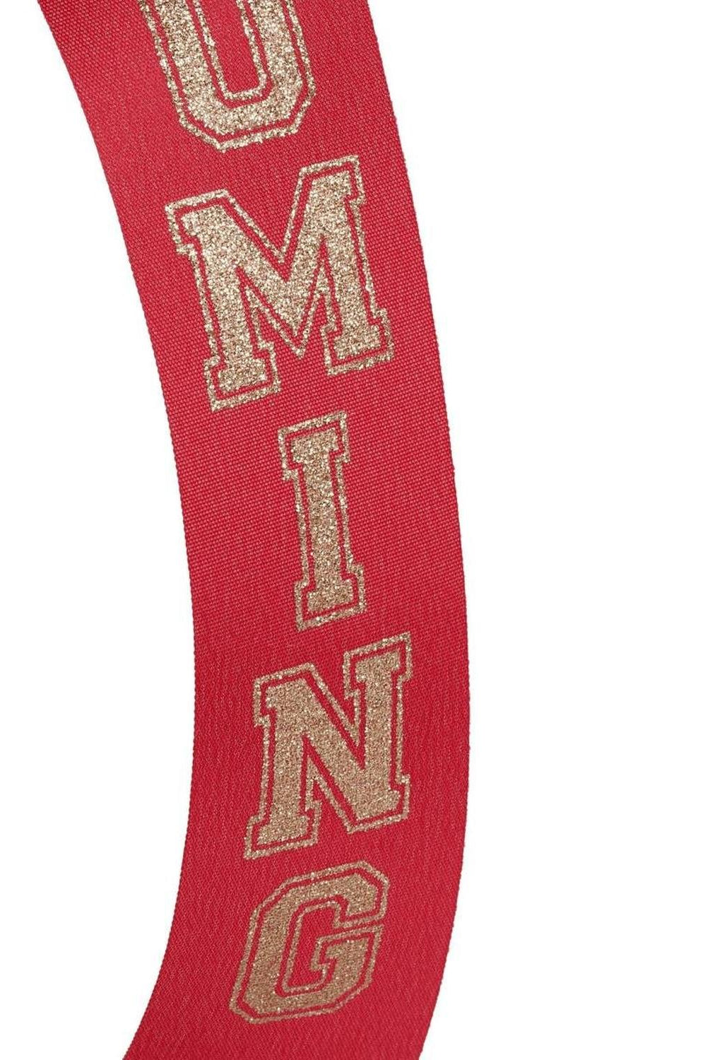 1.5" Homecoming Ribbon: Red/Gold (100 Feet)